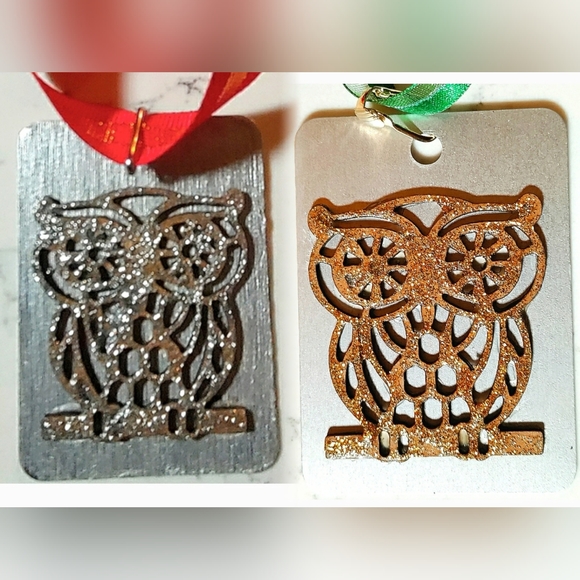 *HAPPY HOLIDAYS* New (Set of 2) Ornaments/Bag Tags/Keychains Handcrafted items! - Picture 1 of 9